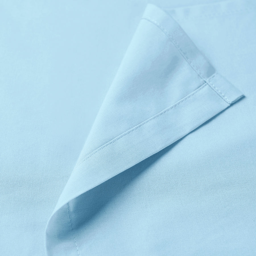 DVALA flat sheet, light blue, 150x260 cm