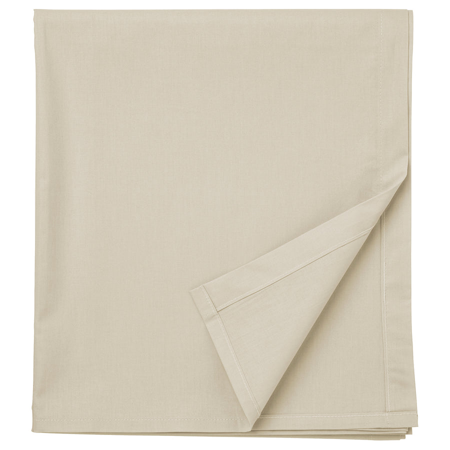 DVALA flat sheet, beige, 240x260 cm