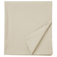 DVALA flat sheet, beige, 240x260 cm