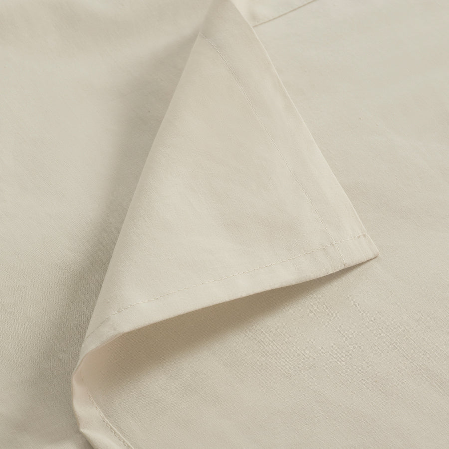 DVALA flat sheet, beige, 240x260 cm