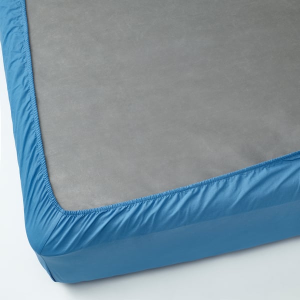 DVALA fitted sheet, Length: 200 cmWidth: 160 cmThread Count: 152 Inch²Max Mattress Thickness: 26 cm