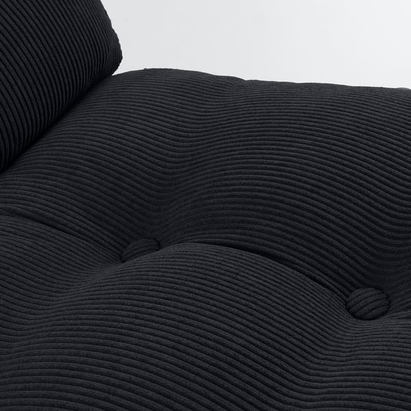 DYVLINGE swivel easy chair, Kelinge black, 63x68x75 cm