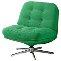 DYVLINGE swivel easy chair, Kelinge green, 63x68x75 cm