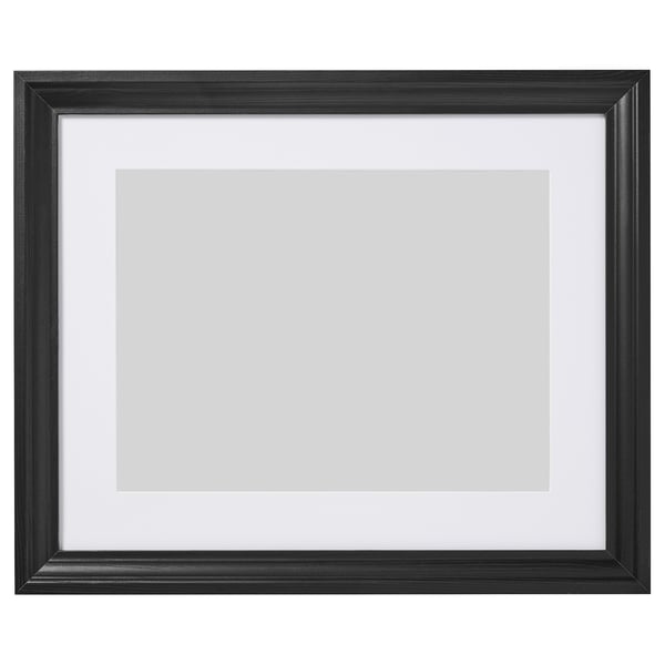 EDSBRUK frame, black stained, 40x50 cm