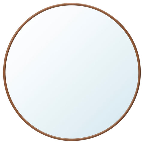 EDSGARN mirror, walnut effect, 80 cm