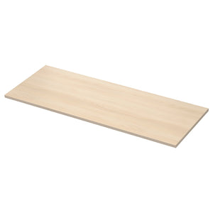 EKBACKEN worktop, light ash effect/laminate, 186x2.8 cm