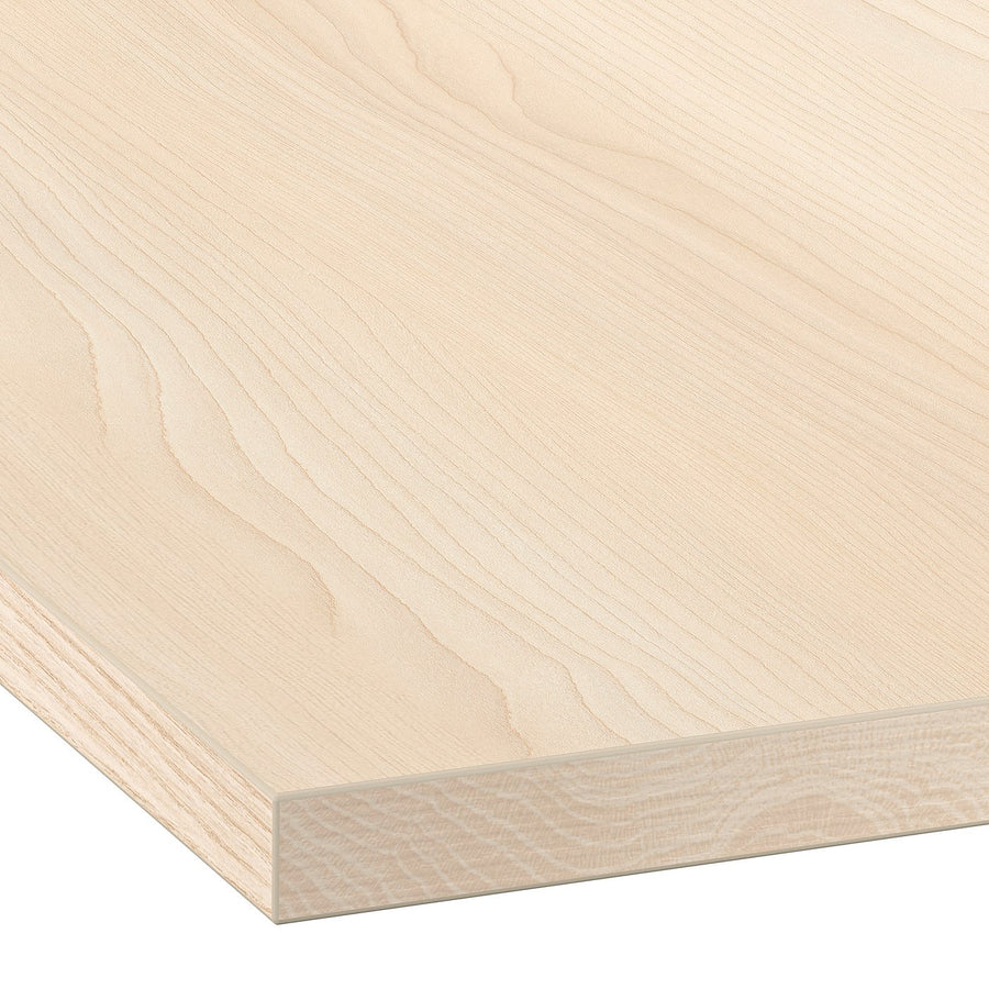 EKBACKEN worktop, light ash effect/laminate, 246x2.8 cm