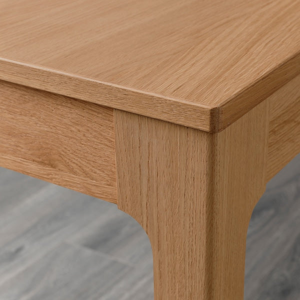 EKEDALEN / KRYLBO - Table and 2 chairs, oak/Tonerud dark beige,80/120 cm