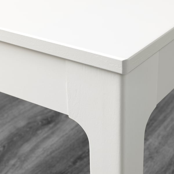 EKEDALEN bench, white, 105x36 cm