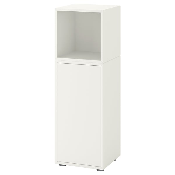 EKET cabinet combination with feet, white, 35x35x107 cm