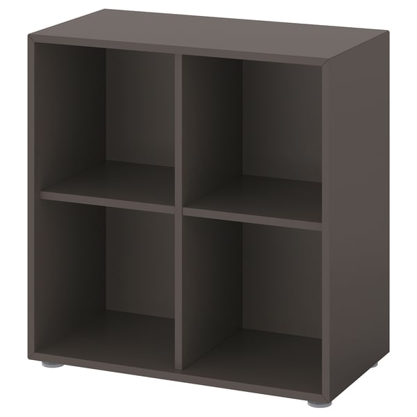 EKET cabinet combination with feet, dark grey, 70x35x72 cm