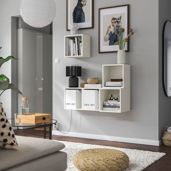 Ikea EKET - Wall-mounted cabinet combination, white, 105x35x120 cm