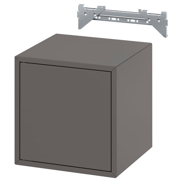 EKET wall-mounted cabinet combination, dark grey, 35x35x35 cm