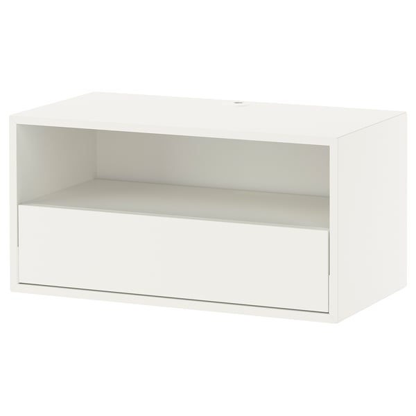 EKET media shelf, white, 70x35x35 cm