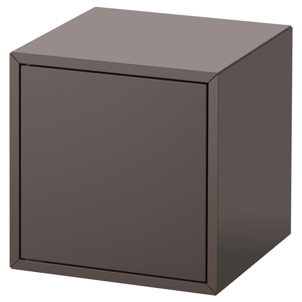 EKET cabinet with door, dark grey, 35x35x35 cm