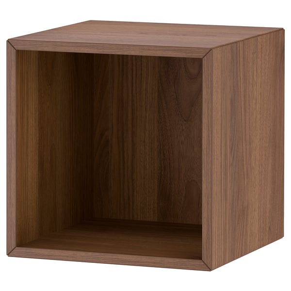 EKET cabinet, brown walnut effect, 35x35x35 cm