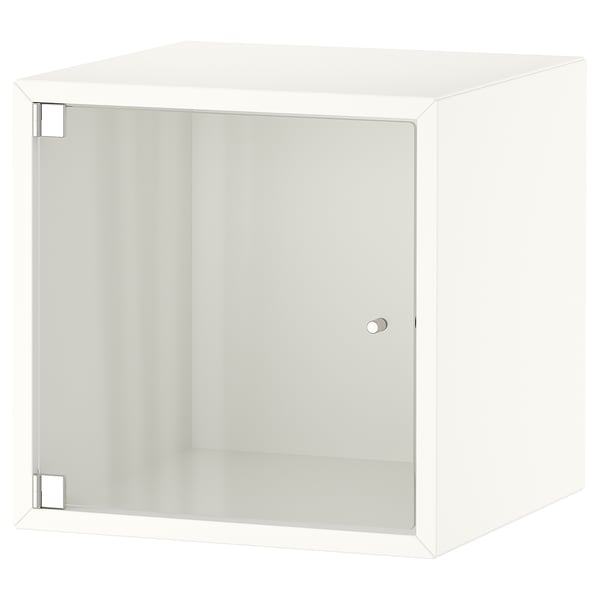 EKET wall cabinet with glass door, white, 35x35x35 cm