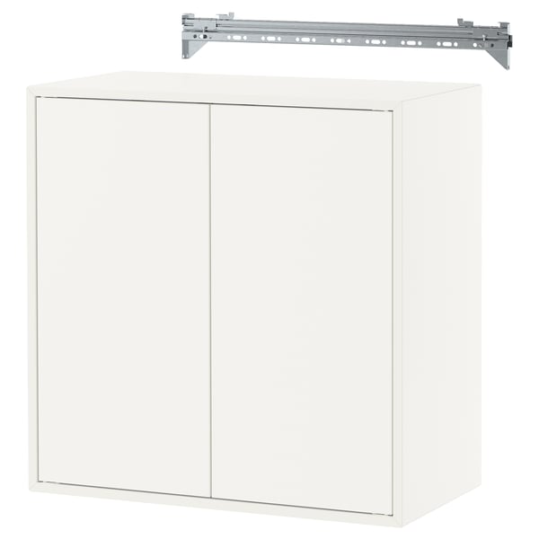 EKET wall-mounted shelving unit, white, 70x35x70 cm