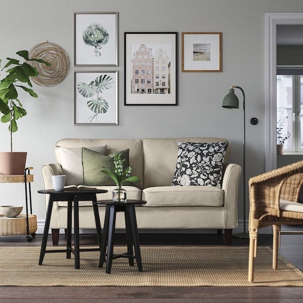 Ikea EKHOLMA - 2-seater sofa, Hakebo beige