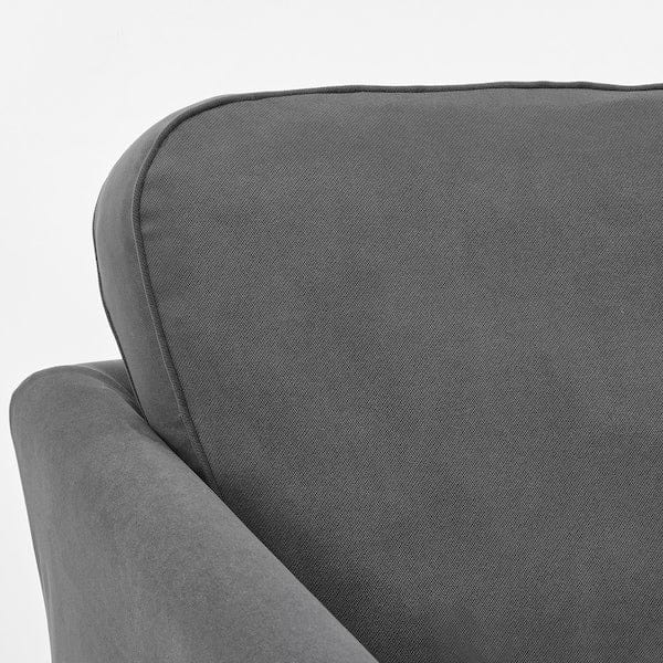 Ikea EKHOLMA - 2-seater sofa, Hakebo dark gray