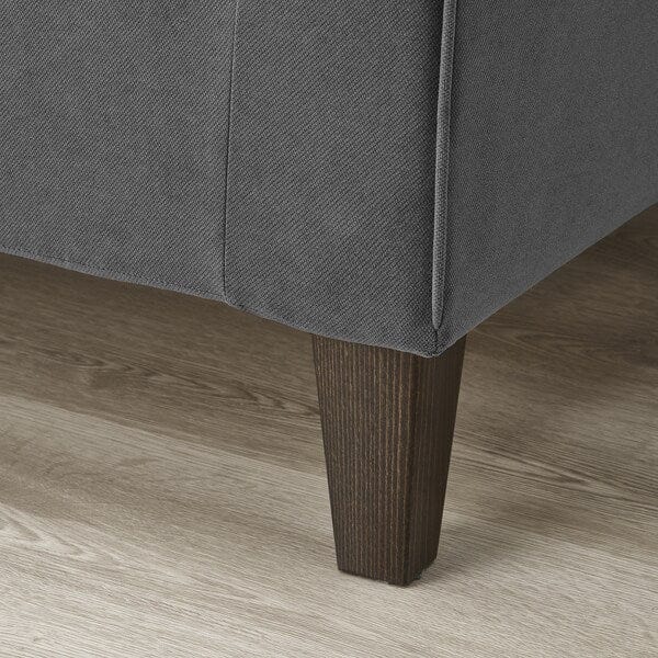 Ikea EKHOLMA - 2-seater sofa, Hakebo dark gray