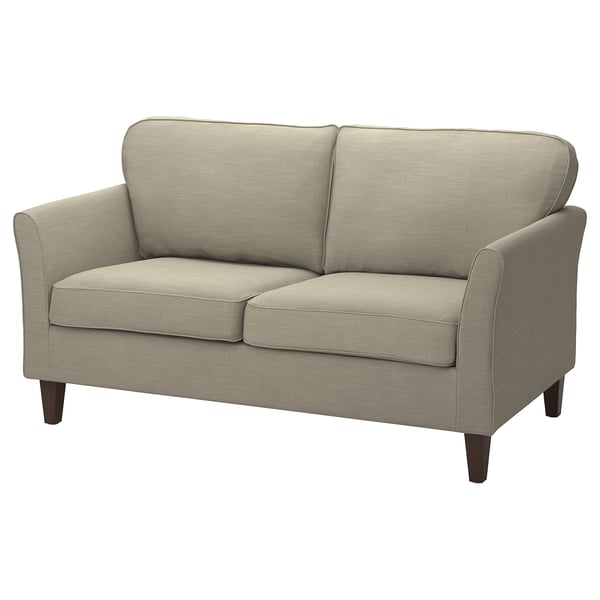 EKHOLMA 2-seat sofa, Hemmesta grey-beige, 167x94x85 cm