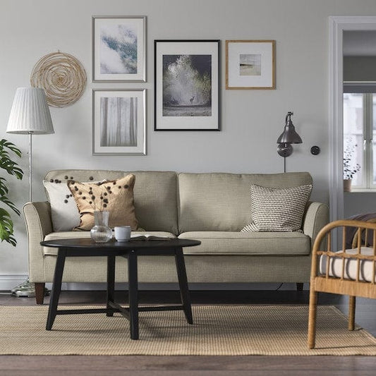 Ikea EKHOLMA - 3-seater sofa, Hemmesta gray-beige