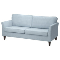 EKHOLMA 3-seat sofa, Kilanda pale blue, 207 cm