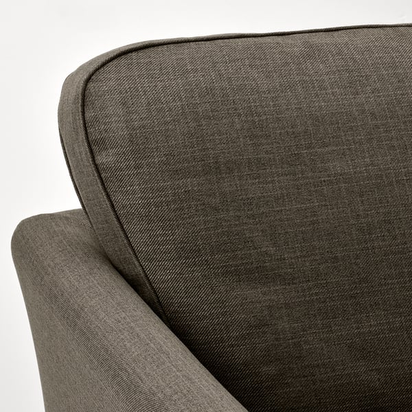 EKHOLMA 3-seat sofa, Kilanda grey-brown, 207x94x85 cm