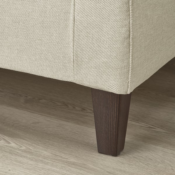 EKHOLMA corner sofa, 4-seat with open end, Kilanda light beige, 9x70x195 cm