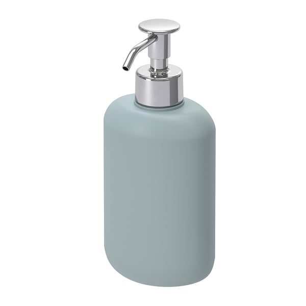 EKOLN soap dispenser, light grey-turquoise