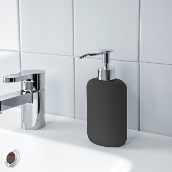 EKOLN soap dispenser, dark grey