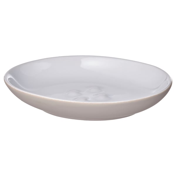 EKOLN soap dish, beige, 13x9 cm