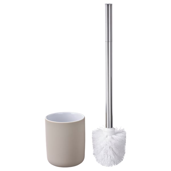 EKOLN toilet brush, beige, 9 cm