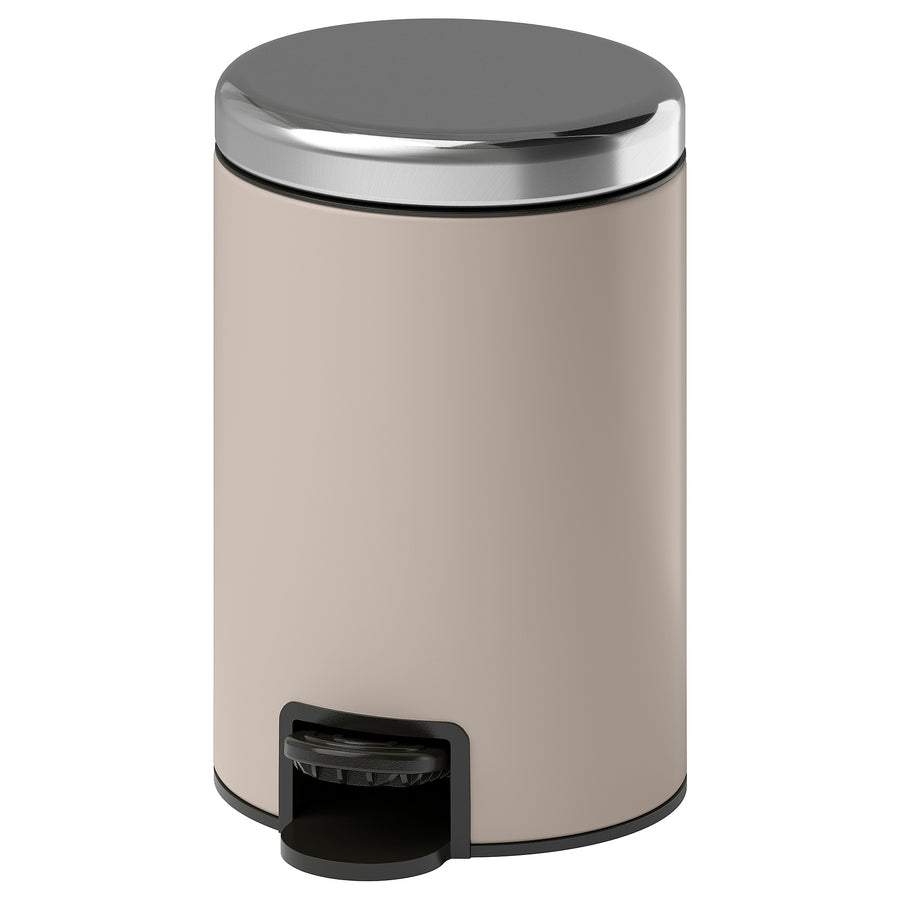 EKOLN waste bin, beige, 17 cm