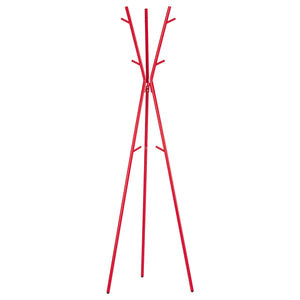 EKRAR hat and coat stand, bright red, 169 cm