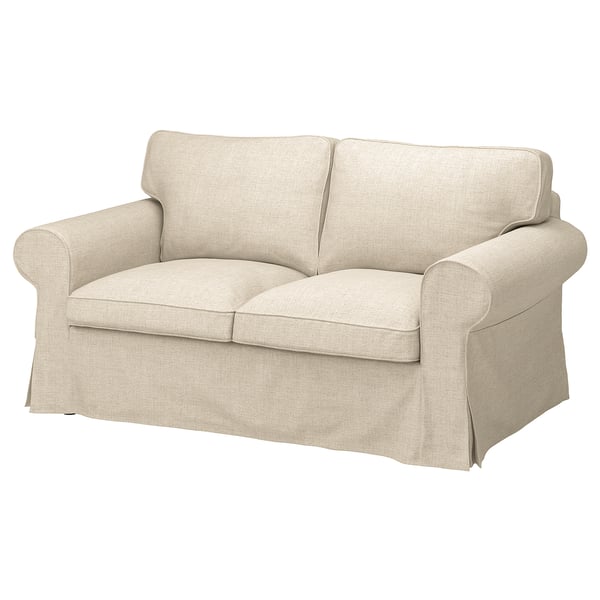 EKTORP cover for 2-seat sofa, Kilanda light beige