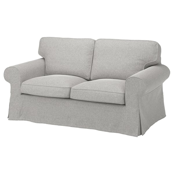 EKTORP cover for 2-seat sofa, Tallmyra white/black