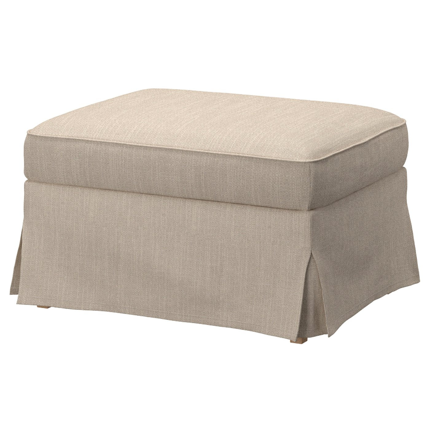 EKTORP cover for footstool, Hillared beige
