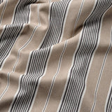 EKTORP cover for footstool, Karlshov beige/multicolour