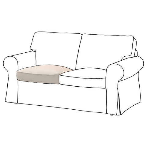 EKTORP inner seat cushion for 2-seat sofa, for replacement, 66x22x66 cm