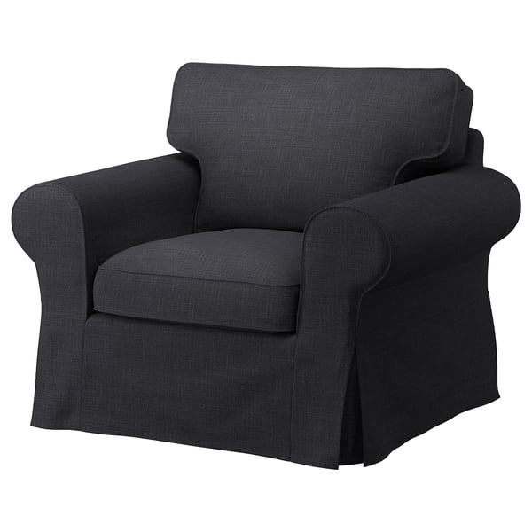 EKTORP armchair, Hillared anthracite, 104x88x88 cm