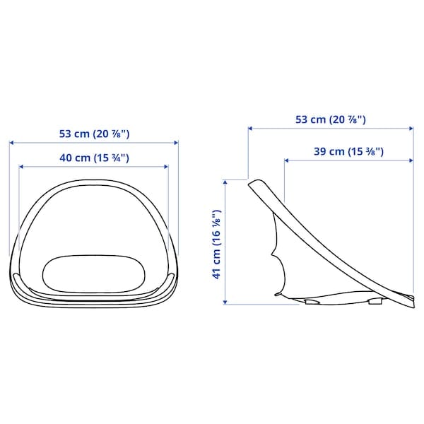 Ikea ELDBERGET - Sedile, beige