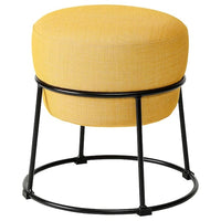 EMMISLÖV pouffe, Skiftebo yellow, 42 cm