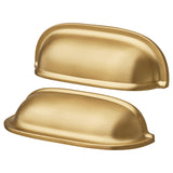 ENERYDA cup handle, brass-colour, 89 mm, 2 pack