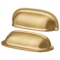 ENERYDA cup handle, brass-colour, 89 mm, 2 pack