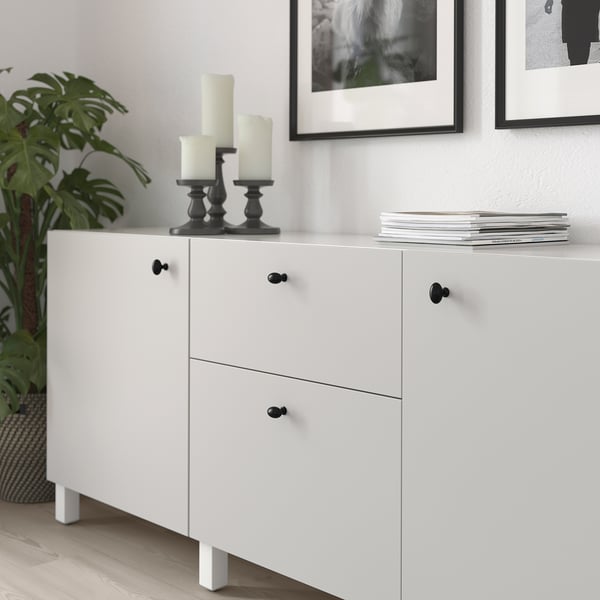 ENERYDA knob, black, 5 mm, 2 pack