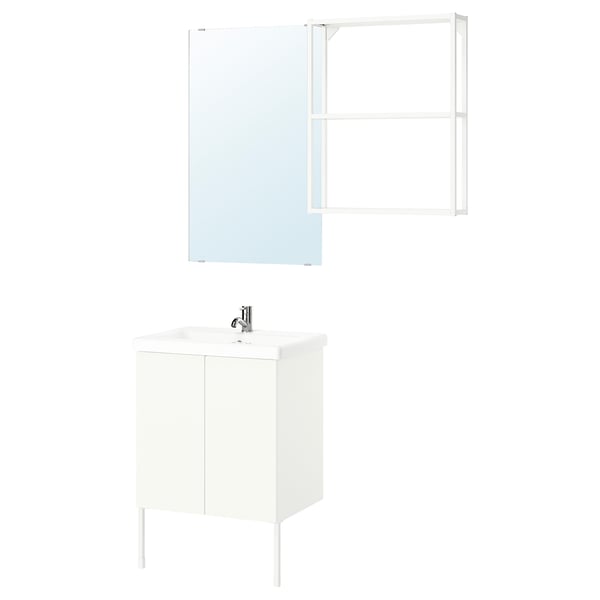 ENHET bathroom, white, 64x43x87 cm