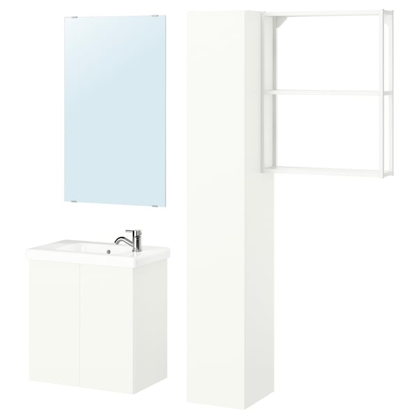 ENHET bathroom, white, 64x33x65 cm