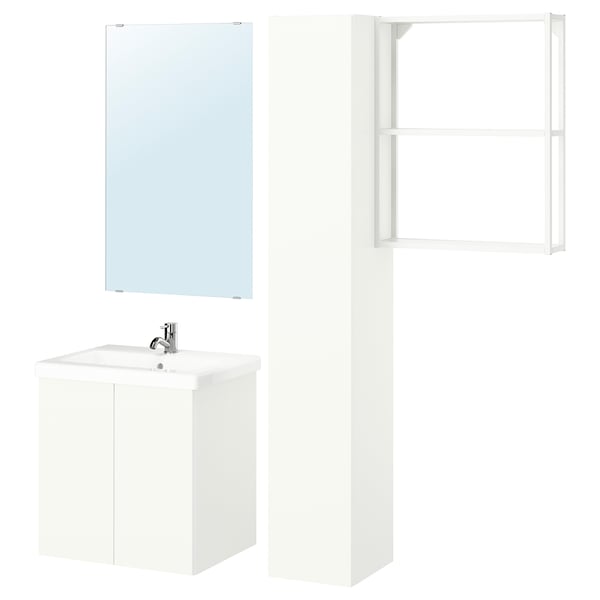 ENHET bathroom, white, 64x43x65 cm